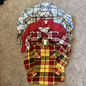 Janie and Jack Button-Down L/S Shirts - Size 3